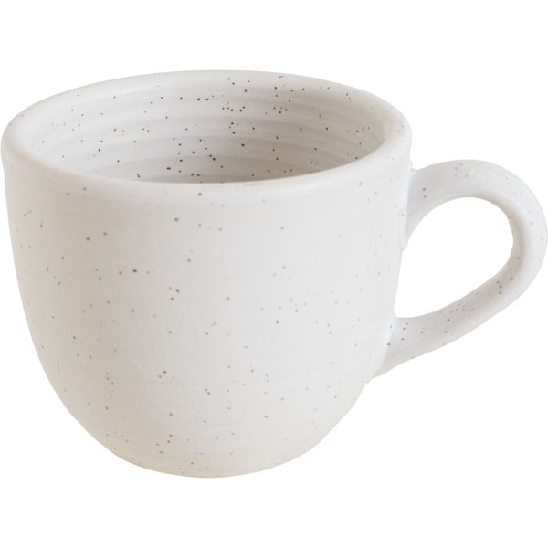6x Bonna Tazza da espresso Liora Ripple; 100 ml, 5.4 cm (H); bianco; 6 pz. / Pacco
