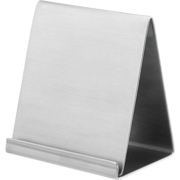 2x VEGA Supporto per menu Tristan; 6x8x9 cm (LxLxH); argento; 2 pz. / Pacco