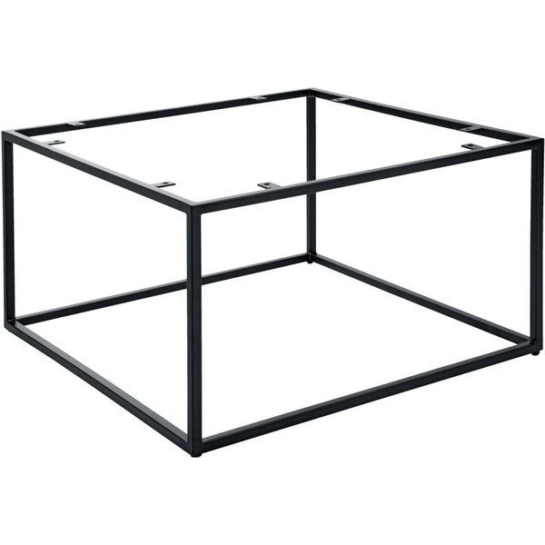 VEGA Base per tavolo basso Deven; 60x60x33.5 cm (LxPxH); nero