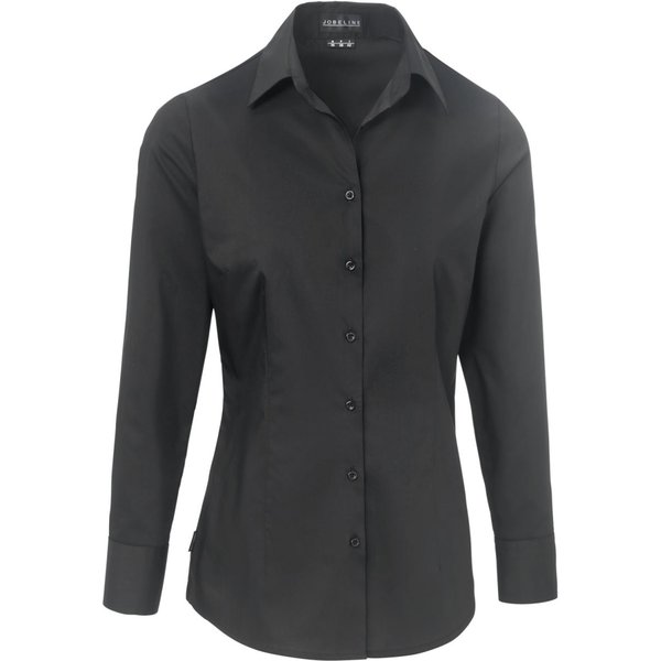 JOBELINE Chemisier femme Delano manches longues; Taille 36; noir