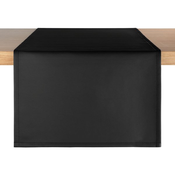 ERWIN M. Chemin de table Emporia ; 40x130 cm (lxL); noir; rectangulaire
