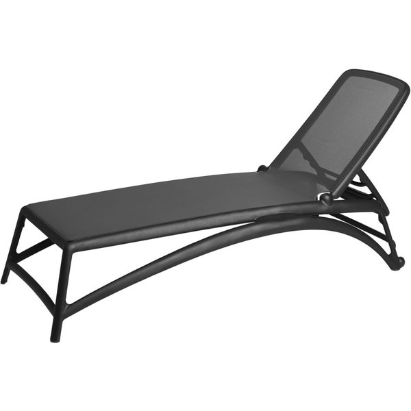 Lettino prendisole Atlantico Nardi; 204x70x35 cm (LxLxH); antracite