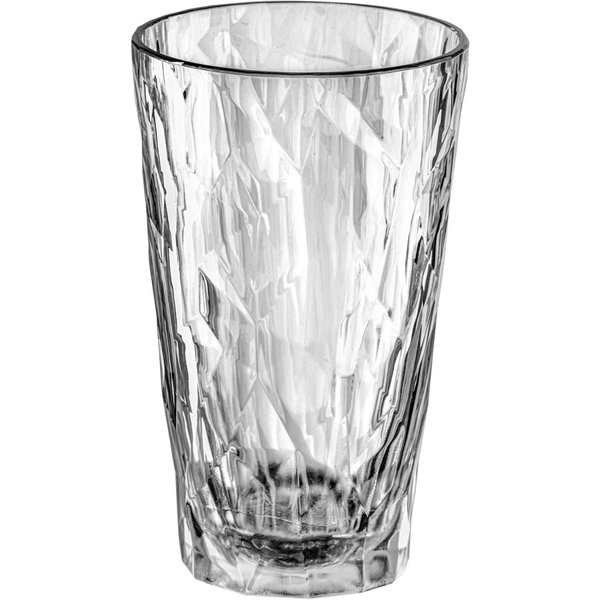 Bicchiere da Long Drink Tumbler Club No. 6 Superglas Tritan - ReNew con tacca a 0,3 l koziol; 410 ml, 14.1 cm (H); trasparente; 0.3 l Segno di riempimento, 12 pz. / Pacco