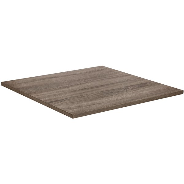 PULSIVA Piano tavolo Solona quadrato; 80x80x1.9 cm (LxLxH); quercia; quadrata