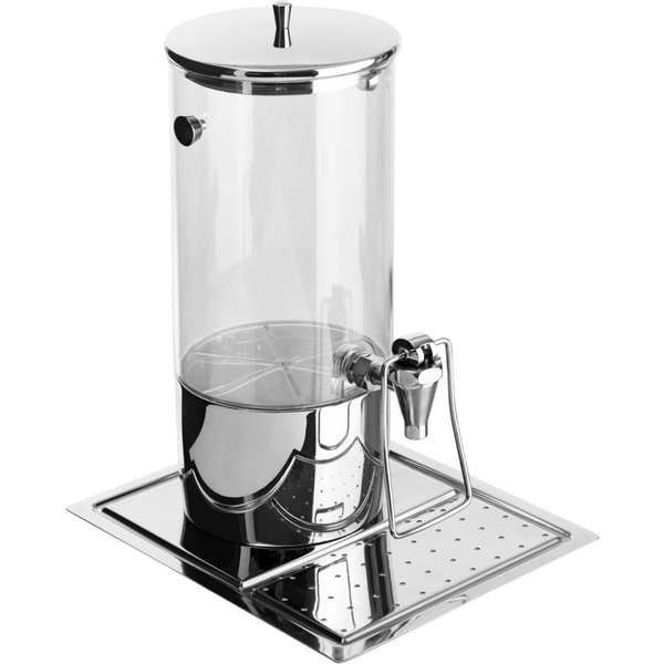 VEGA Dispenser succhi Hampton singolo, GN 1/2, incluse 2x piastre eutettiche fredde; 4 l, 26.5x32.5x42 cm (LxLxH); acciaio inox