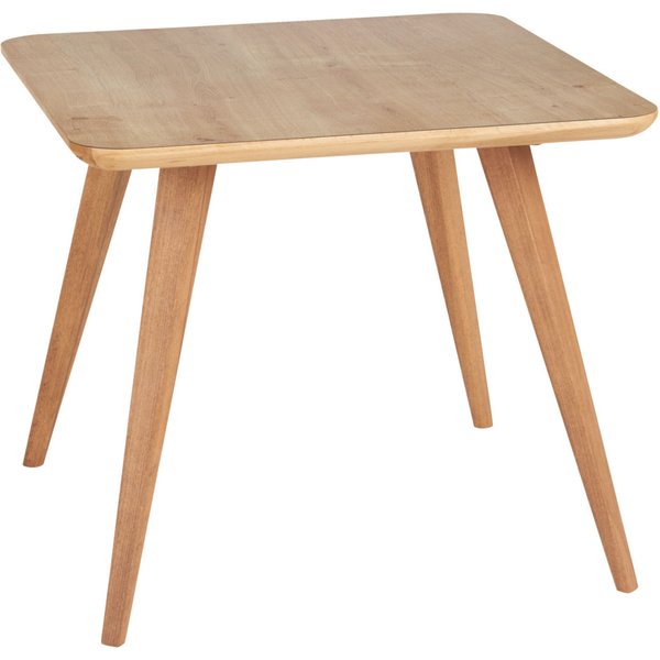 VEGA Table basse Duneo carrée; 55x55x45 cm (LxlxH); Plateau chêne/naturel, Structure chêne/naturel; carré(e)