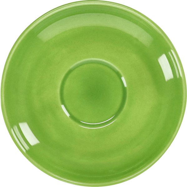 6x PULSIVA Sous-tasse café Joy 2.0; 14 cm (Ø); vert; rond(e); 6 pièce(s) / Lot
