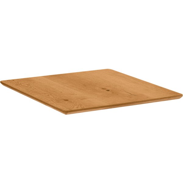 Piano per tavolo Acerios quadrato VEGA; 70x70x2.5 cm (LxLxH); quercia selvatica; quadrata