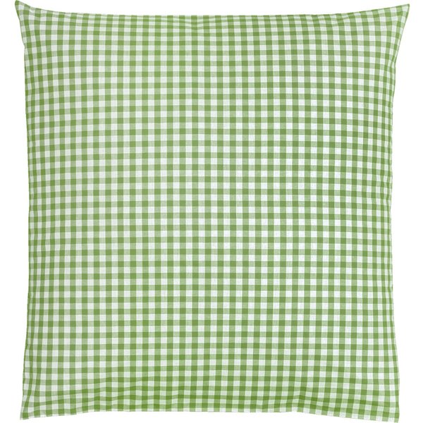 ERWIN M. Taie d'oreiller Tux fermeture à rabat, renforcé; 80x80 cm (Lxl); vert