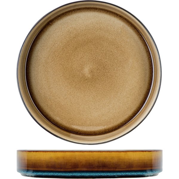3x Cosy & Trendy Assiette creuse Quintana; 123 cl, 23x4.3 cm (ØxH); ambre; rond(e); 3 pièce(s) / Lot