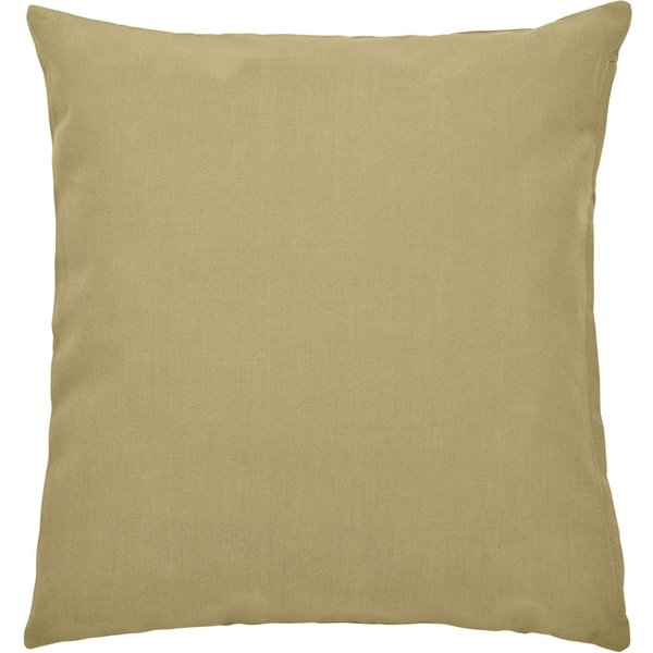 ERWIN M. Housse de coussin Blanca; 50x50 cm (lxL); sable; carré(e)