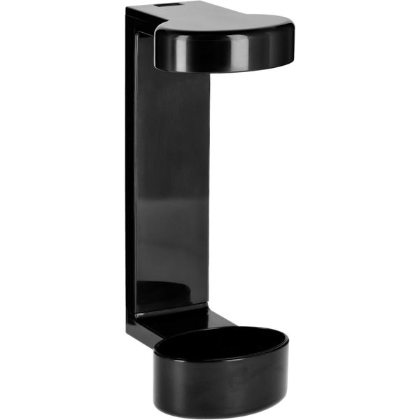 Dispenser per sapone e docciaschiuma neo da incollare V-Touch; 22 cm (H); nero; 10 pz. / Pacco