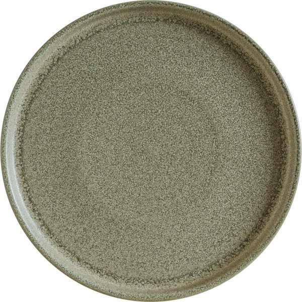 Assiette plate Adelfa Ripple Bonna; 21x1.8 cm (ØxH); vert; rond(e); 6 pièce(s) / Lot