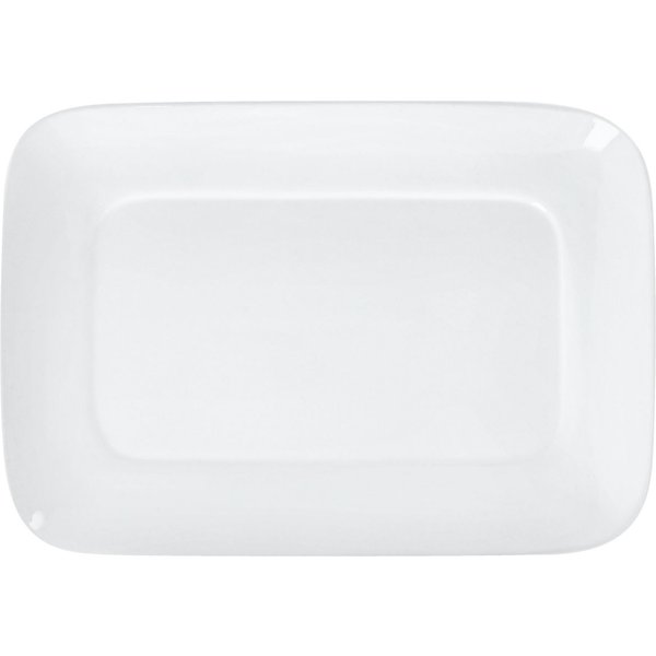 6x PULSIVA Assiette/plat Tila; 23x16x2 cm (LxlxH); blanc; rectangulaire; 6 pièce(s) / Lot
