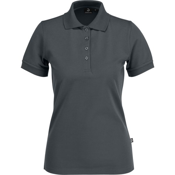 JOBELINE Polo femme Flora manches courtes; Taille 3XL; graphite