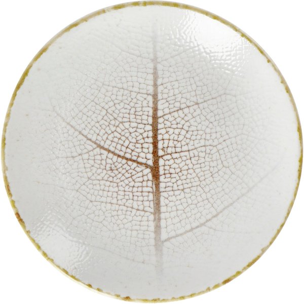 6x VEGA Assiette Pianta plate; 16.5 cm (Ø); blanc/brun; rond(e); 6 pièce(s) / Lot