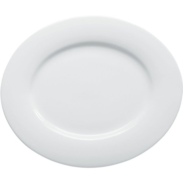 2x VEGA Piatto Pallais; 31.5x26.5x2.5 cm (LxLxH); bianco; ovale; 2 pz. / Pacco