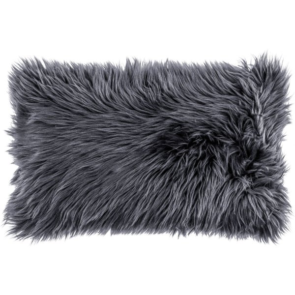 ERWIN M. Housse de coussin Bergen rectangulaire; 50x30 cm (lxL); anthracite; rectangulaire