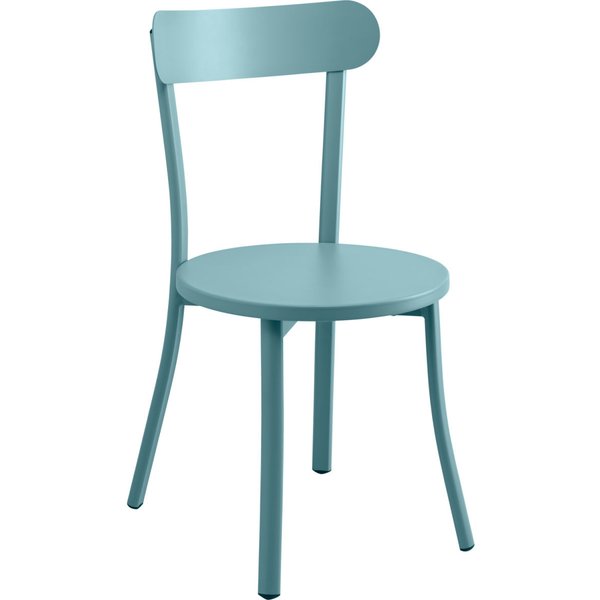 4x VEGA Chaise d'extérieur Pavonia; 46x49x83 cm (lxPxH); bleu; 4 pièce(s) / Lot