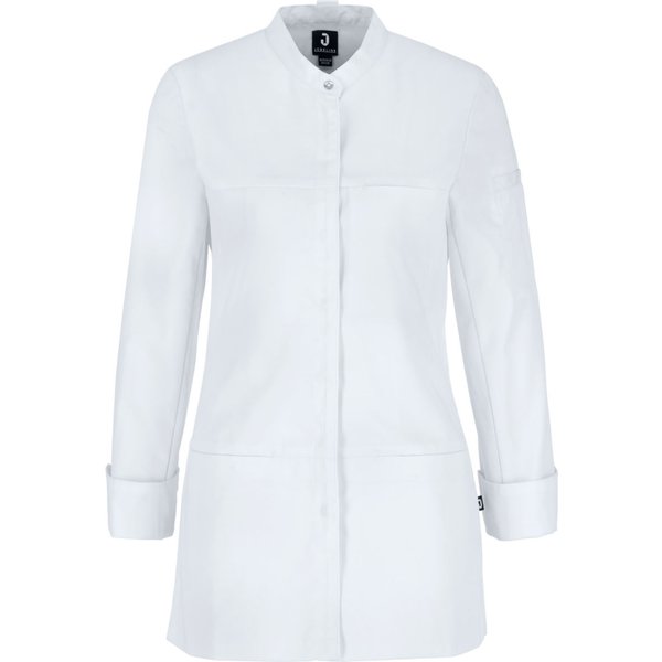 JOBELINE Veste de cuisine femme Raphael manches longues; Taille 50; blanc