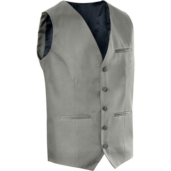 JOBELINE Gilet da cameriere Bistro; Taglia 44; grigio chiaro