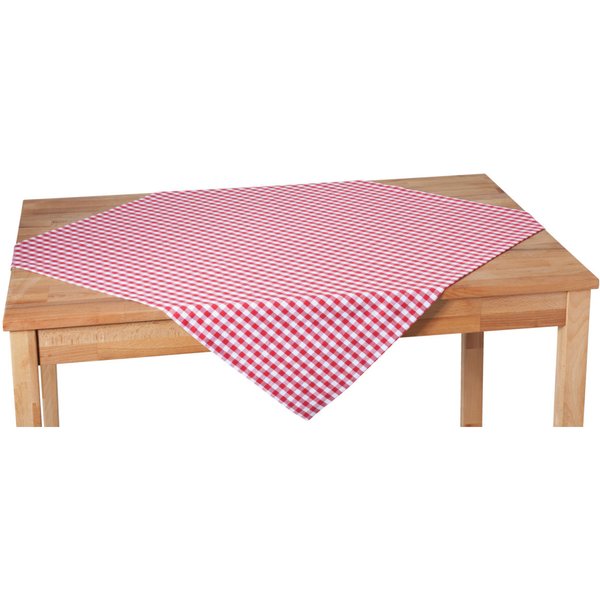 5x PULSIVA Nappe Don; 80x80 cm (lxL); rouge/blanc; carré(e); 5 pièce(s) / Lot
