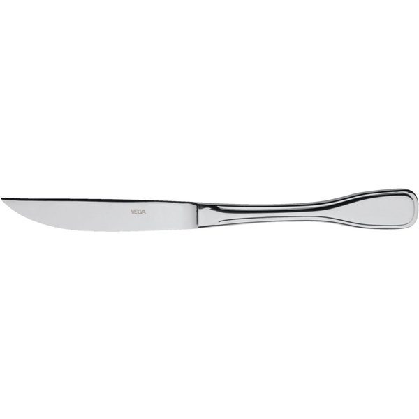 12x VEGA Coltello per pizza e bistecca Spaten; 22.4 cm (L); argento, manico argento; 12 pz. / Pacco