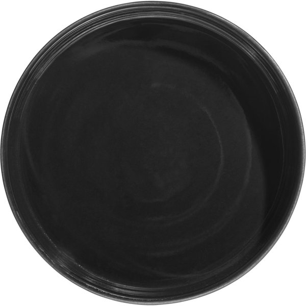 4x VEGA Piatto Skady con bordo alto; 750 ml, 20.5x4 cm (ØxH); nero; rotonda; 4 pz. / Pacco