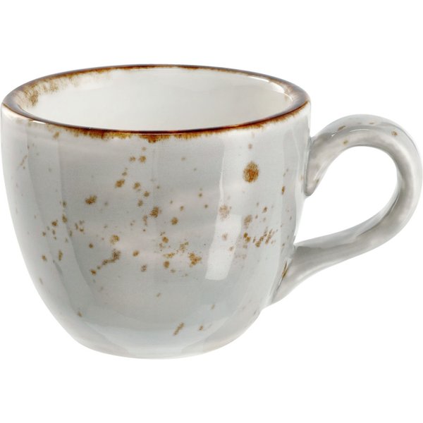 6x VEGA Tasse à café expresso Nebro; 10 cl, 6.2x5.4 cm (ØxH); gris clair; 6 pièce(s) / Lot