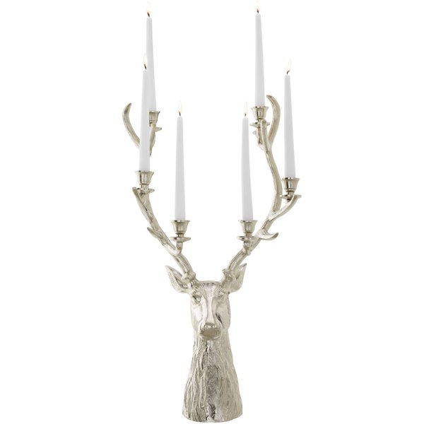 Candeliere Henri grande; 37x28x73 cm (LxPxH); argento