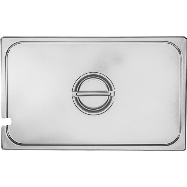 VEGA Coperchio per gastronorm 1/1 Premium con inserto cucchiaio; GN 1/1; argento; rettangolare