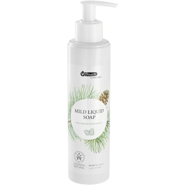 Sapone per hotel Alpine Pure in dispenser V-Touch; 240 ml; bianco; 6 pz. / Pacco
