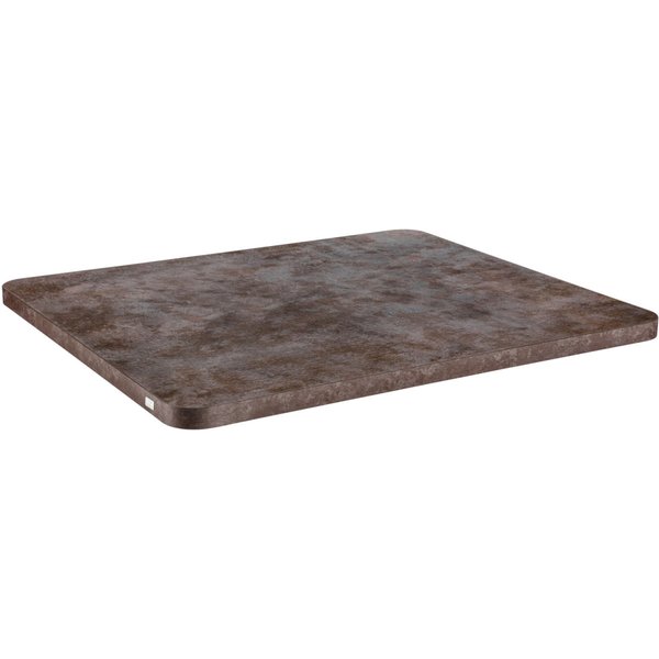 VEGA Plateau de table intérieur Marvello rectangulaire; 60x70x2.5 cm (LxlxH); gris brun; rectangulaire