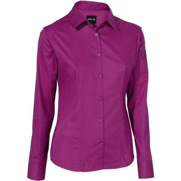 JOBELINE Chemisier femme Cecaria manches longues; Taille 46; framboise