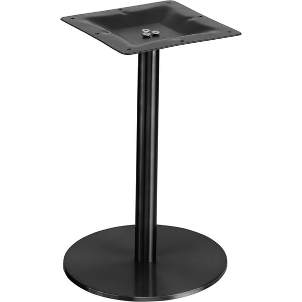 Pied de table bas d'intérieur Fino rond VEGA; 30x44 cm (ØxH); noir; rond(e)