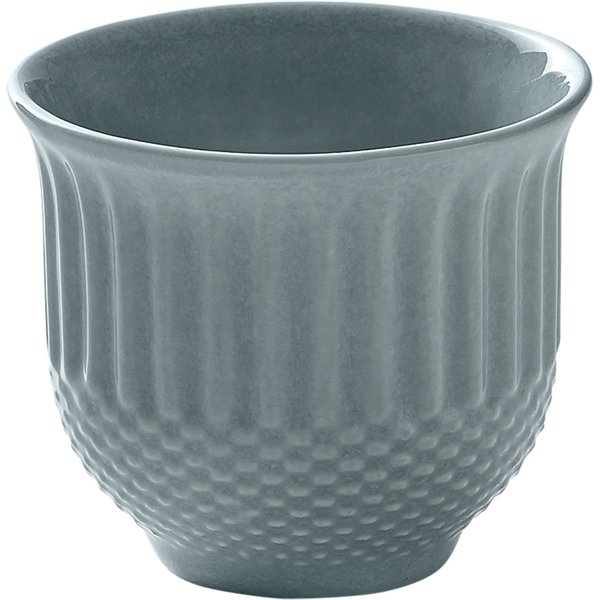 6x HEART&SOUL Tazzina caffè Pine Relief 0.08l; 90 ml, 6x5.8 cm (ØxH); blu chiaro; 6 pz. / Pacco