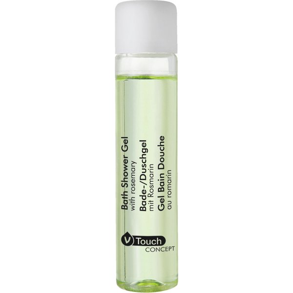 Shampoo e gel doccia monouso Concept neo V-Touch; 30 ml; verde chiaro; 300 pz. / Pacco