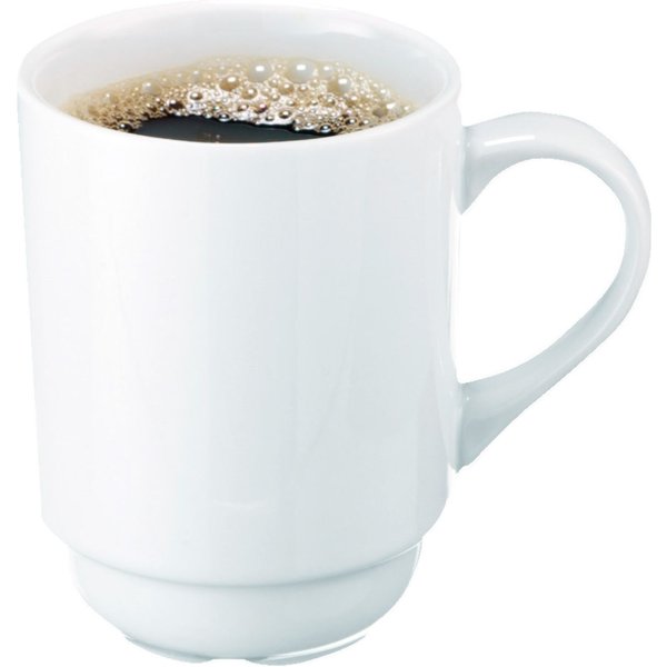 6x PULSIVA Tazza mug Yari; 250 ml, 7.4x9.2 cm (ØxH); bianco; rotonda; 6 pz. / Pacco