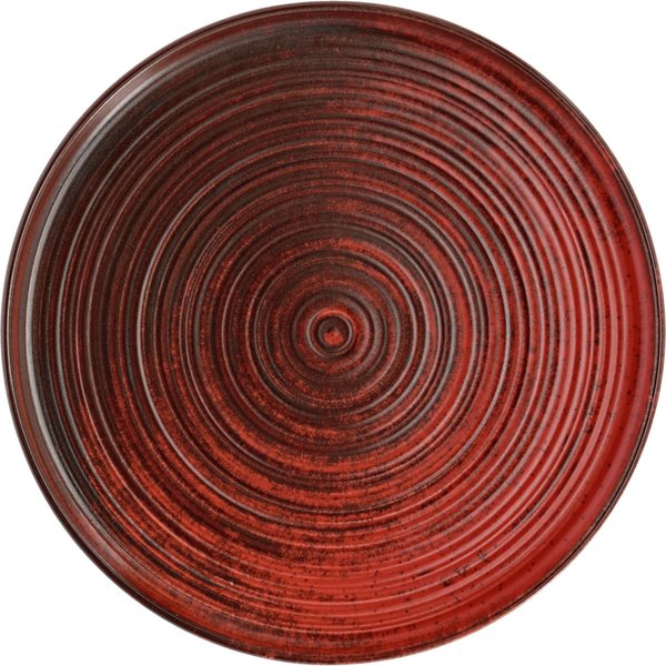 6x VEGA Assiette Etana plate; 24x1.1 cm (ØxH); rouge; rond(e); 6 pièce(s) / Lot