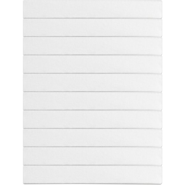 Pack avantage drap housse Acadia ERWIN M.; 90-100x190-200 cm (lxL); blanc; 10 pièce(s) / Lot