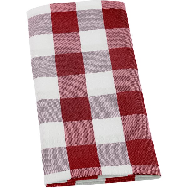 6x ERWIN M. Serviette de table Country Neo ; 50x50 cm (lxL); bourgogne; 6 pièce(s) / Lot