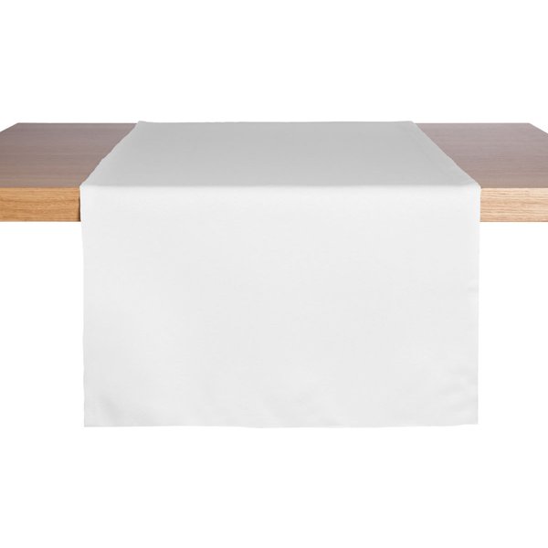 2x ERWIN M. Chemin de table Country Neo ; 40x130 cm (lxL); blanc; rectangulaire; 2 pièce(s) / Lot