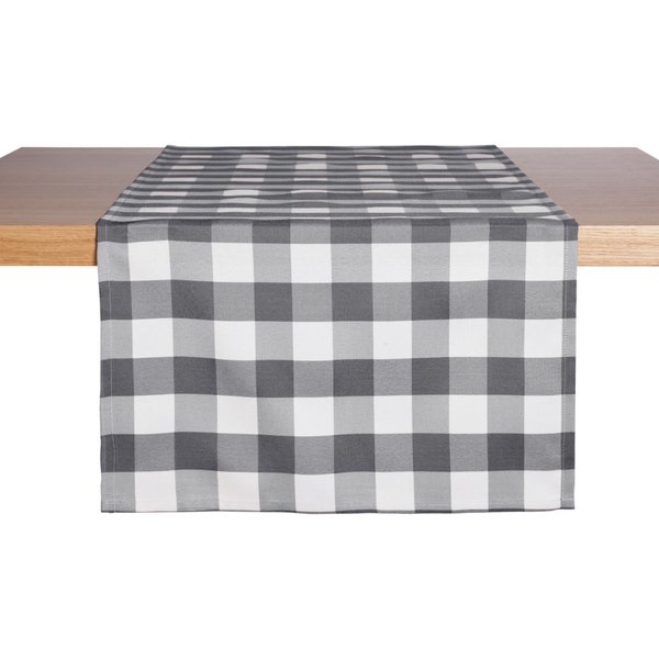 2x ERWIN M. Runner tavola Countryline; 40x130 cm (LxL); grigio; rettangolare; 2 pz. / Pacco