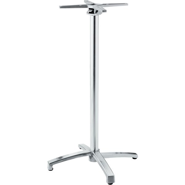 Pied de table d'extérieur Taipa rabattable VEGA; 66x66x108 cm (lxLxH); argenté