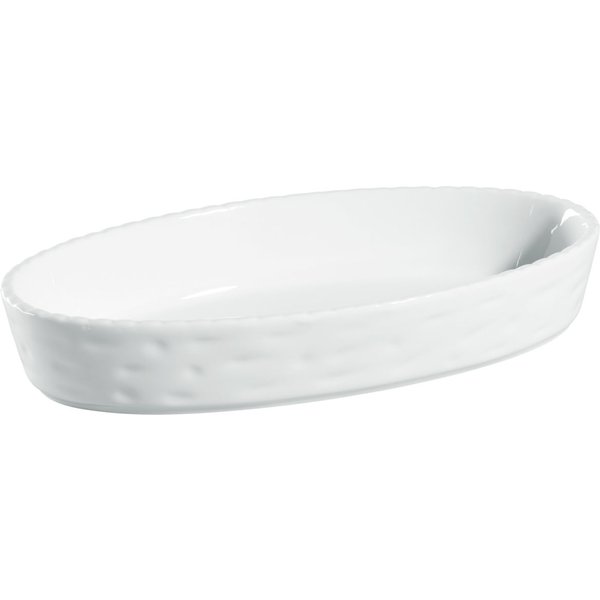 3x VEGA Plat sabot Kalumi; 50 cl, 21.5x12x4 cm (LxlxH); blanc; ovale; 3 pièce(s) / Lot
