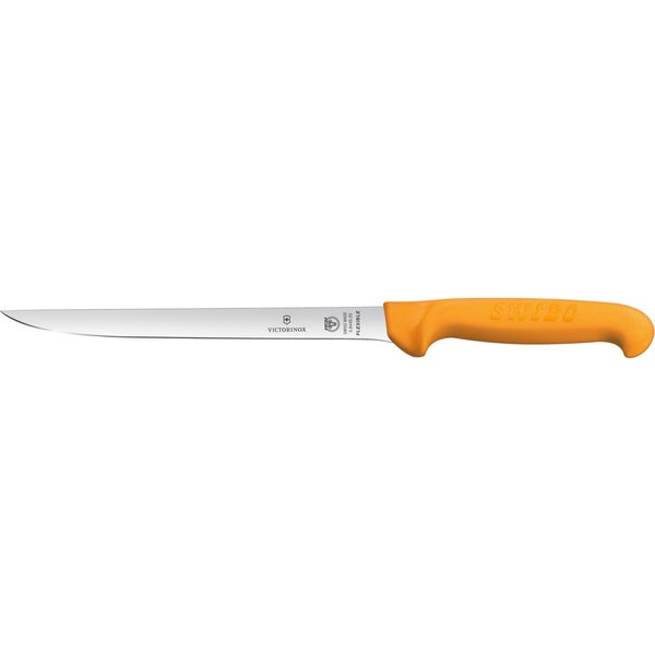 Couteau à filet Swibo lame étroite, lisse et flexible Victorinox; Longueur de lame 20 cm, 32.1 cm (L); argenté/orange