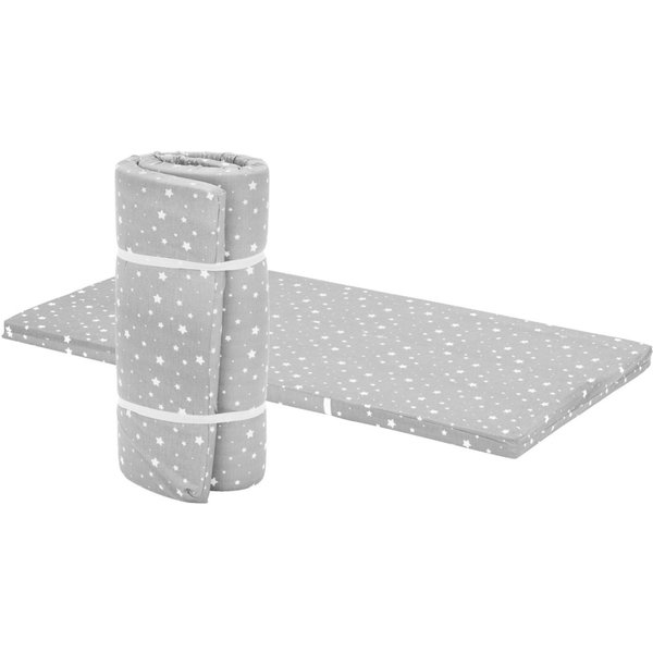 Materasso da viaggio Bambina fillikid; 120x60x60x4 cm (LxLxPxH); grigio chiaro