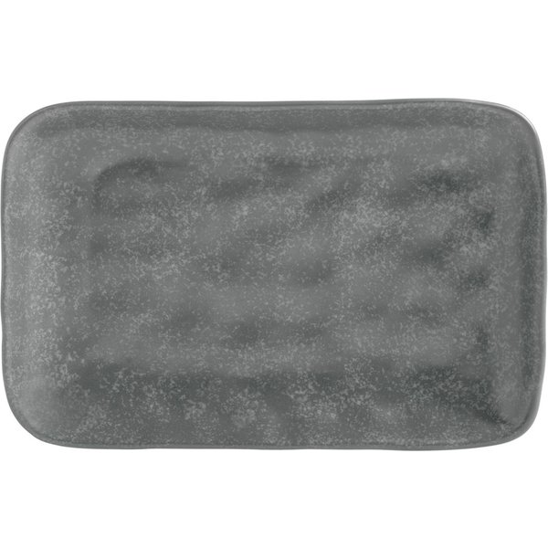 6x VEGA Assiette/plat Arona rectangulaire; 20.5x13.5x2.7 cm (LxlxH); anthracite; rectangulaire; 6 pièce(s) / Lot