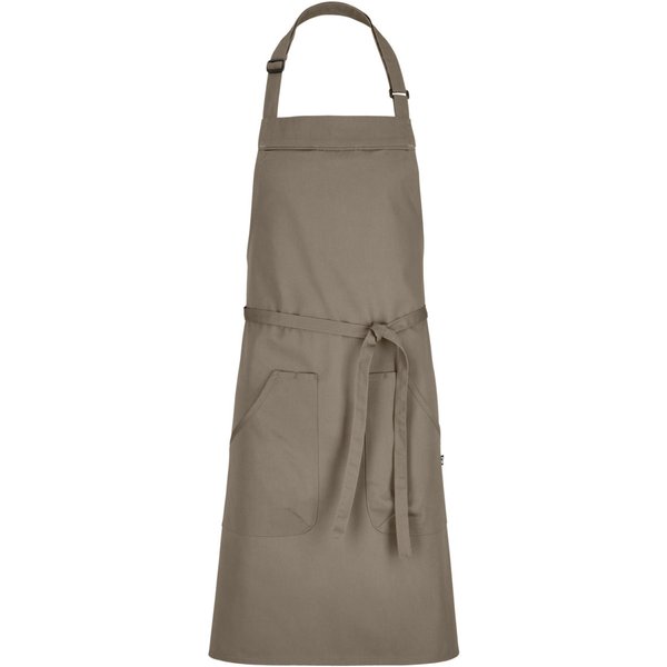 JOBELINE Tablier à bavette Gabo 88x80 cm; 88x80 cm (Lxl); taupe