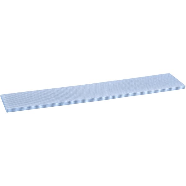 ERWIN M. Coussin de banc La Villa ; 35x120x3 cm (lxLxH); bleu